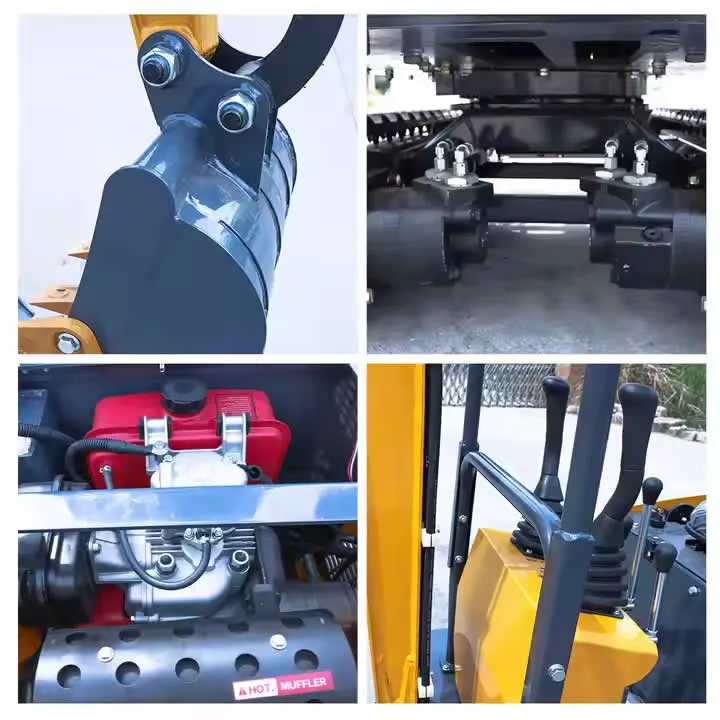 Miniexcavadora hidráulica pequeña HW-10 CE de China