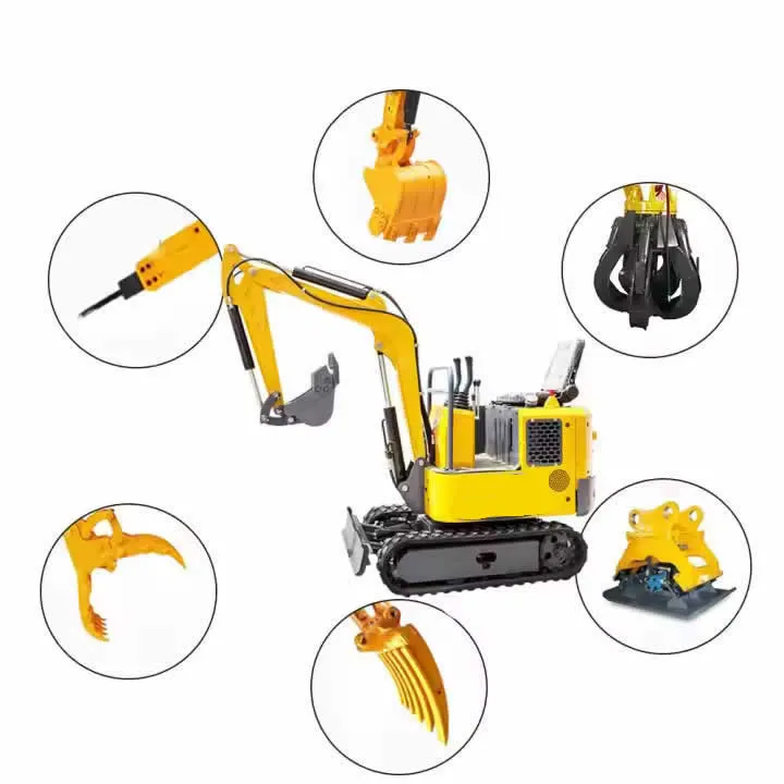 Miniexcavadora de orugas/bolsas pequeñas de 1000 kg, nueva, de China EPA