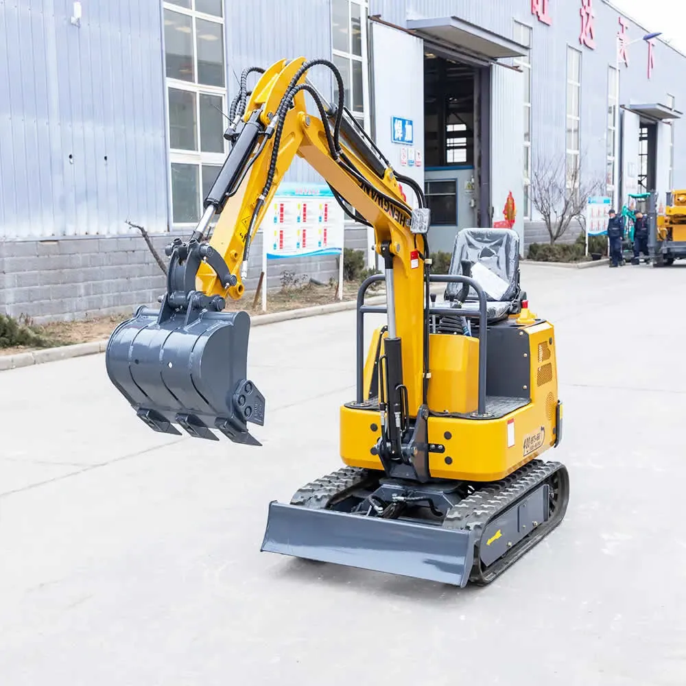 Miniexcavadora/retroexcavadora hidráulica de 1000 kg con certificación CE de China