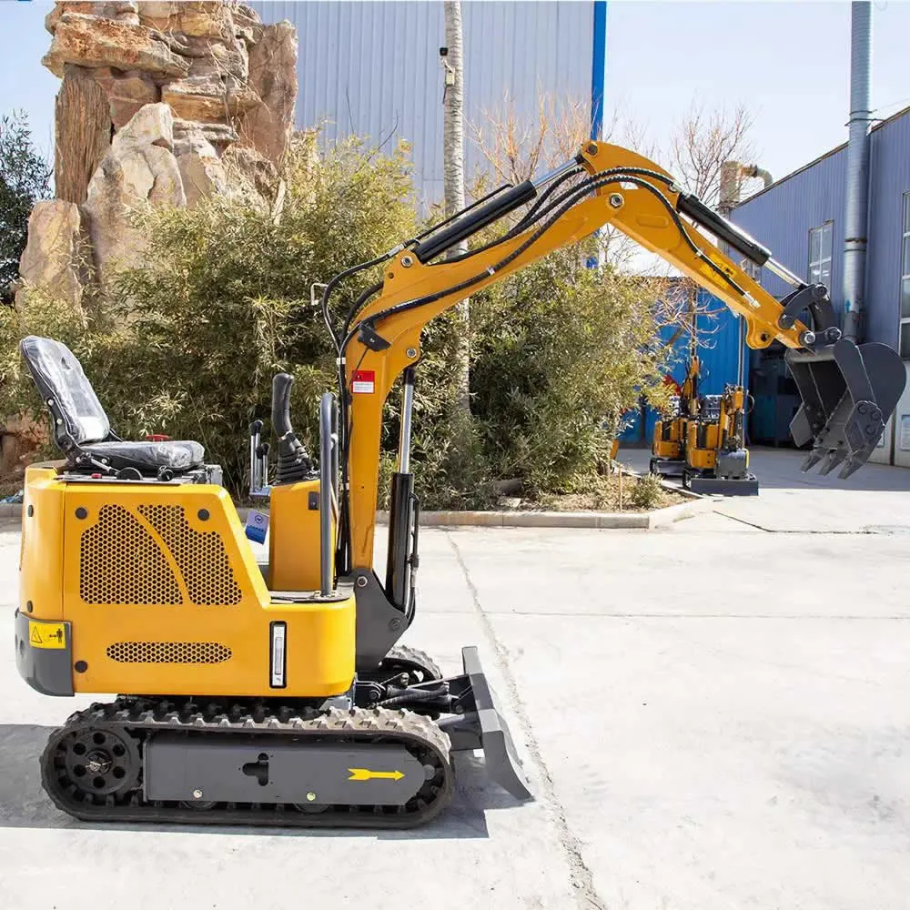Miniexcavadora/retroexcavadora hidráulica de 1000 kg con certificación CE de China