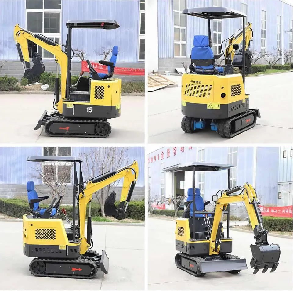 Miniexcavadora/excavadora pequeña de 1500 kg de China