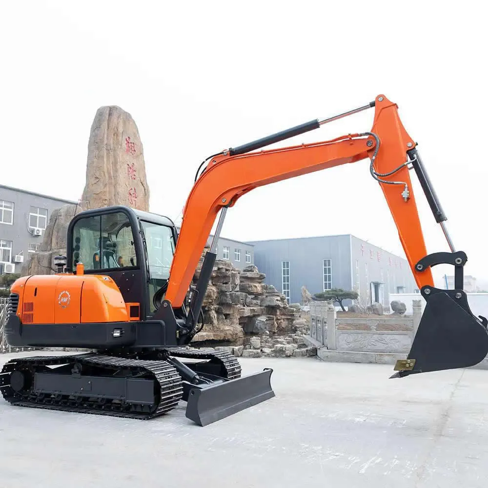 Miniexcavadora de cadenas de 6 toneladas de China