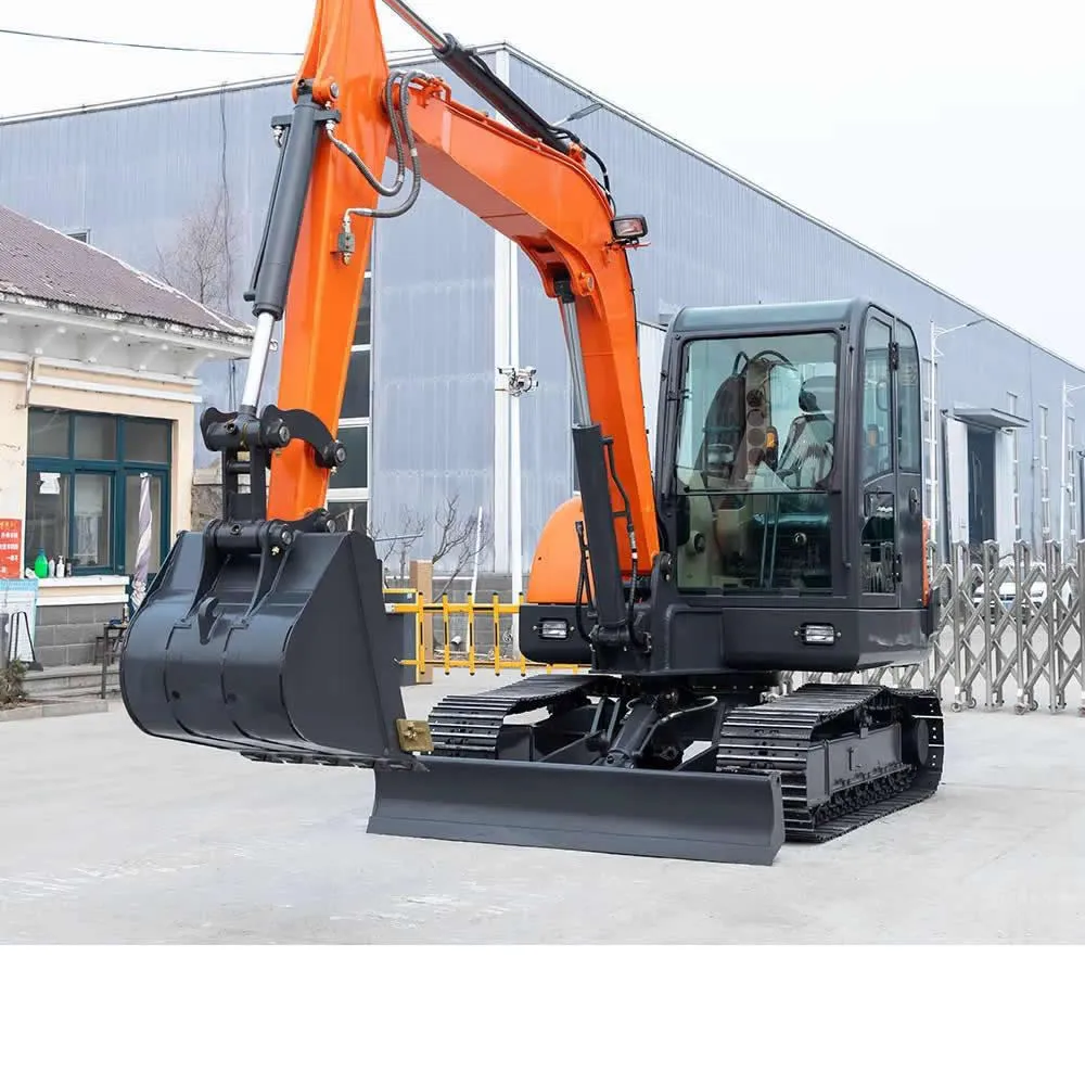 Miniexcavadora de cadenas de 6 toneladas de China