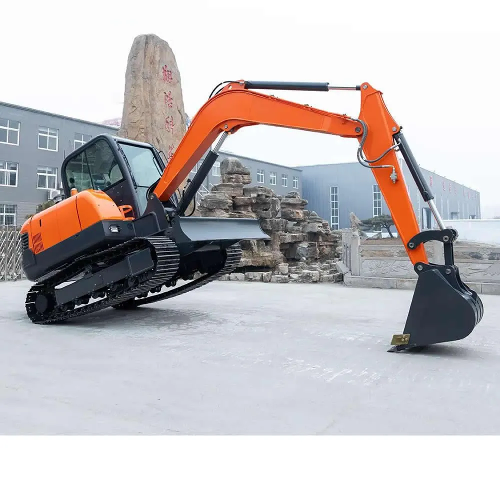 Miniexcavadora de cadenas de 6 toneladas de China