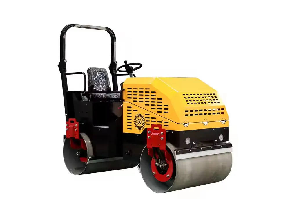 Rodillo vibratorio de doble rueda de acero de 25 HP, 2 toneladas y 35 kN de China
