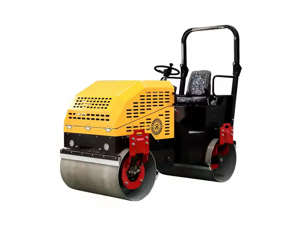 Rodillo vibratorio de doble rueda de acero de 25 HP, 2 toneladas y 35 kN de China
