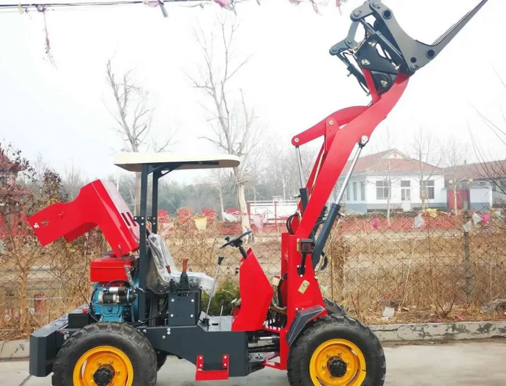 Minicargadora de Ruedas de un Cilindro de 0,6 Toneladas de China
