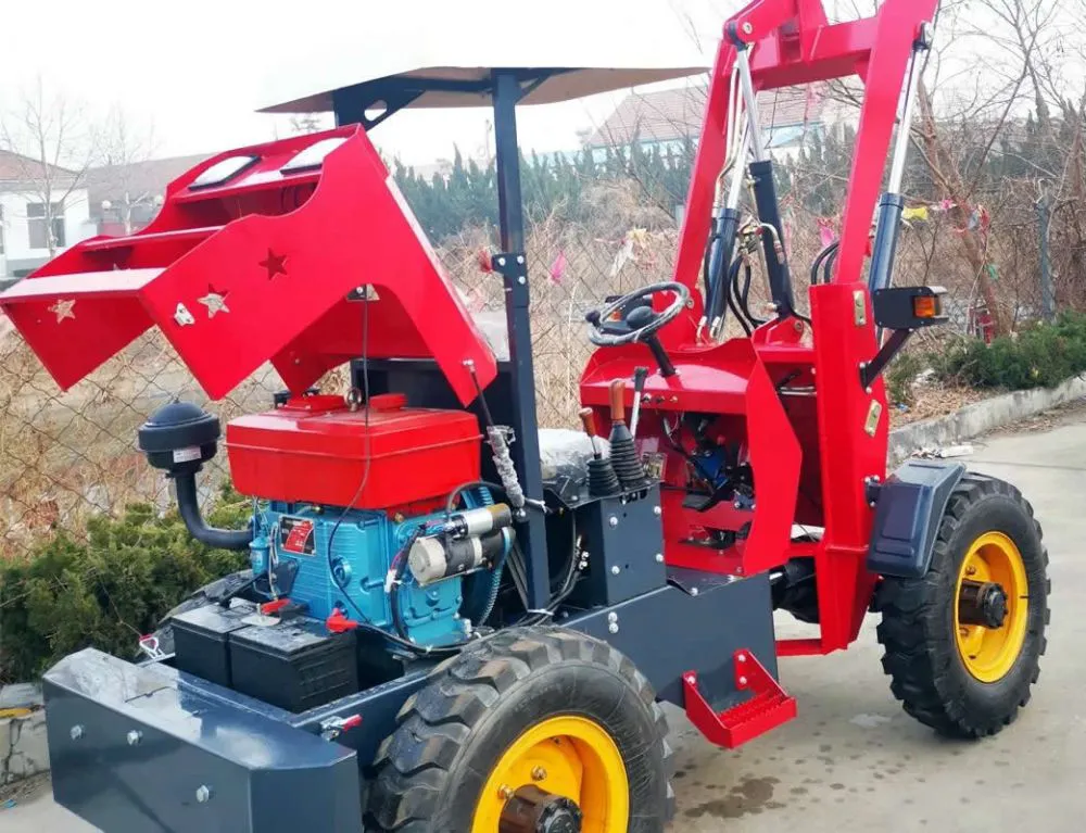 Minicargadora de Ruedas de un Cilindro de 0,6 Toneladas de China