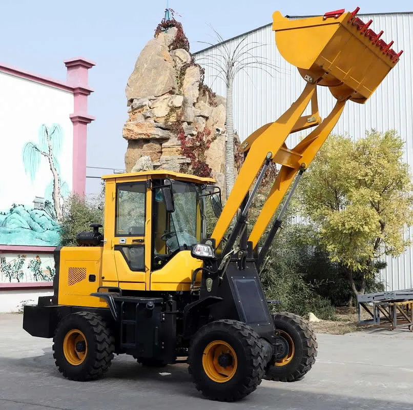 China 1.5Ton 42 kw small wheel multifunctional loader