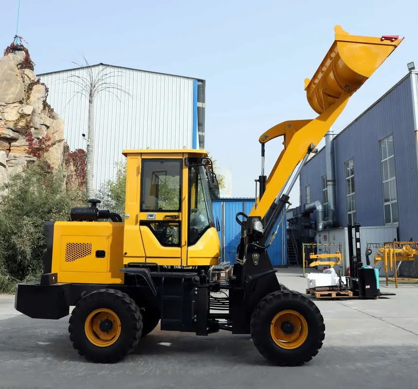 Cargadora multifunción pequeña de ruedas de 1,2 toneladas de China