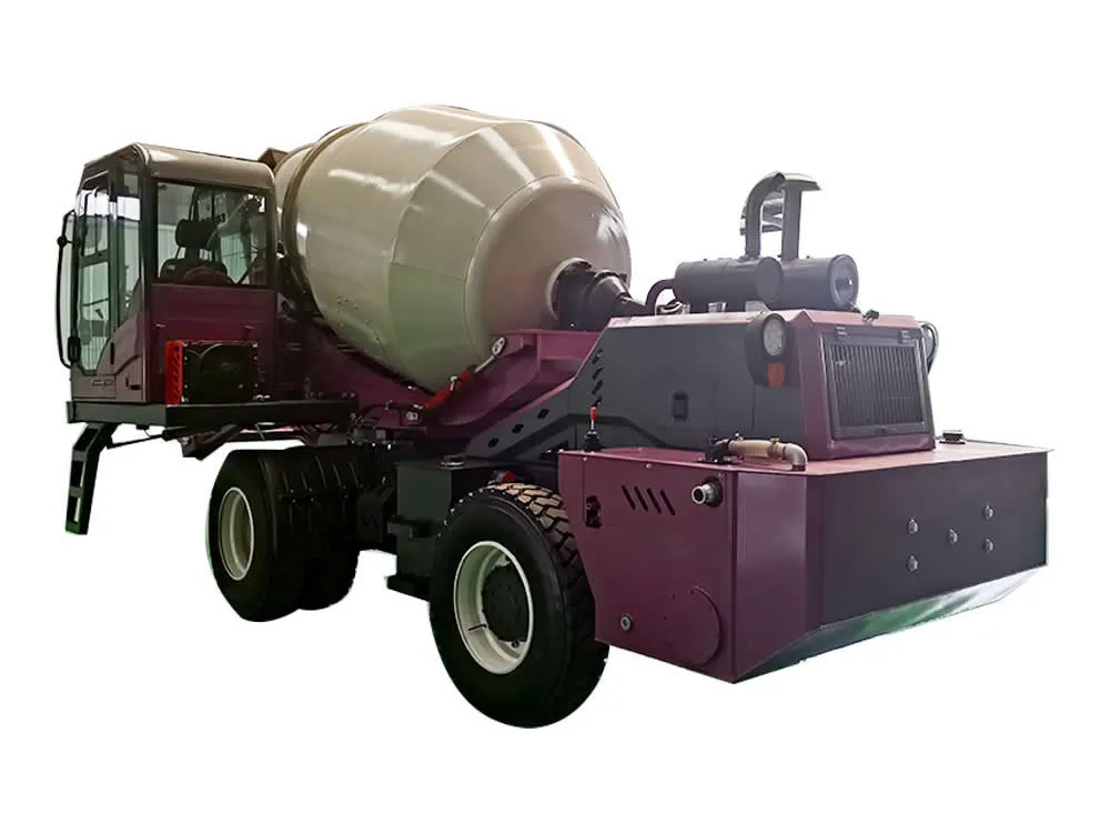 Camión mezclador automático de carga de 3 m³ de China