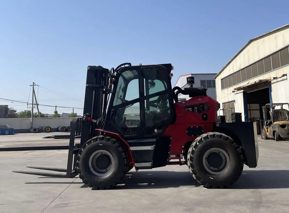Carretilla elevadora todoterreno con ruedas 4x4 de 3,5 toneladas de China