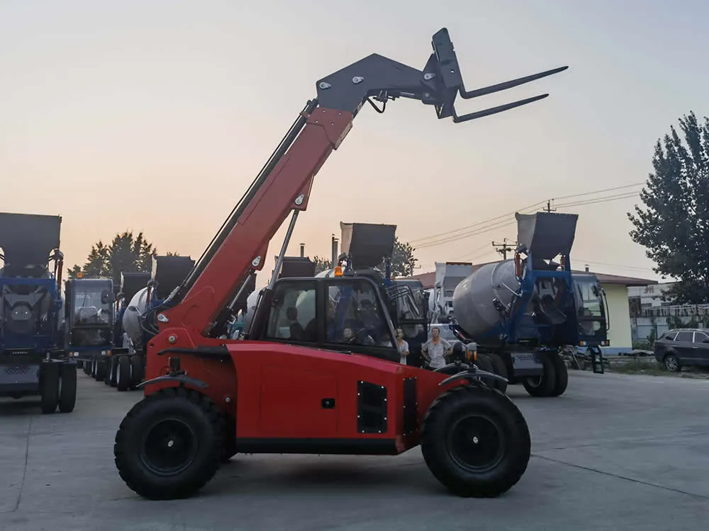 Carretilla elevadora telescópica/grúa 4x4 de China de 2 a 5 toneladas