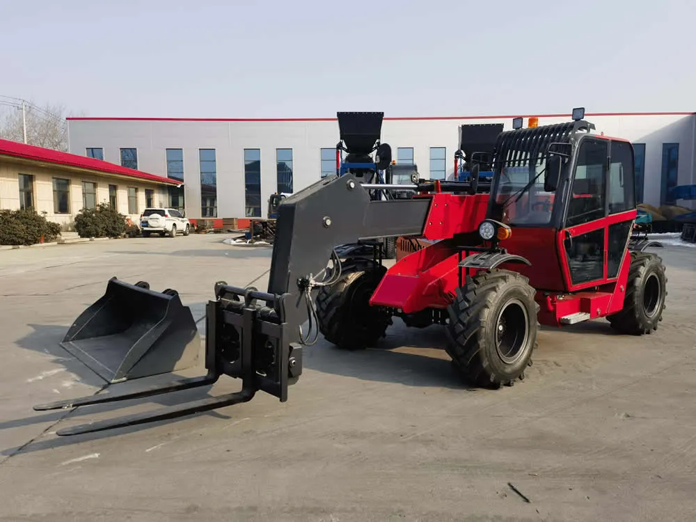 Carretilla elevadora telescópica/grúa 4x4 de China de 2 a 5 toneladas