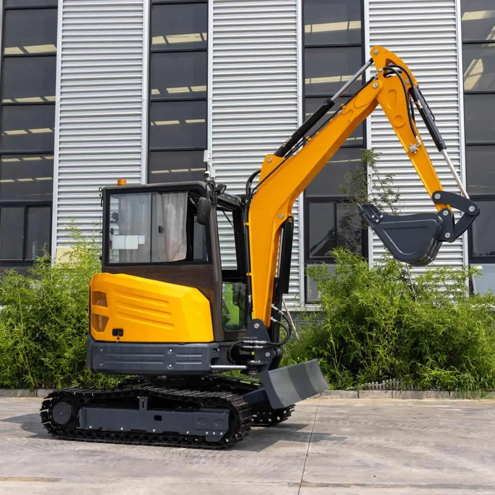Miniexcavadora hidráulica sobre orugas de 3,5 toneladas con motor EPA Euro 5 de China