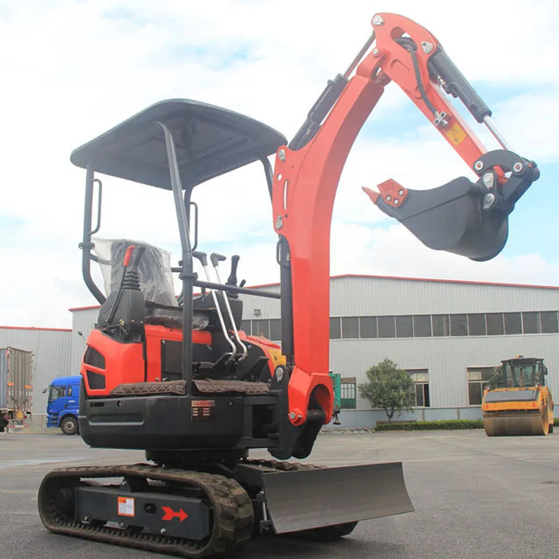 Miniexcavadora sobre orugas de 1200 kg y 0,04 m³ de China
