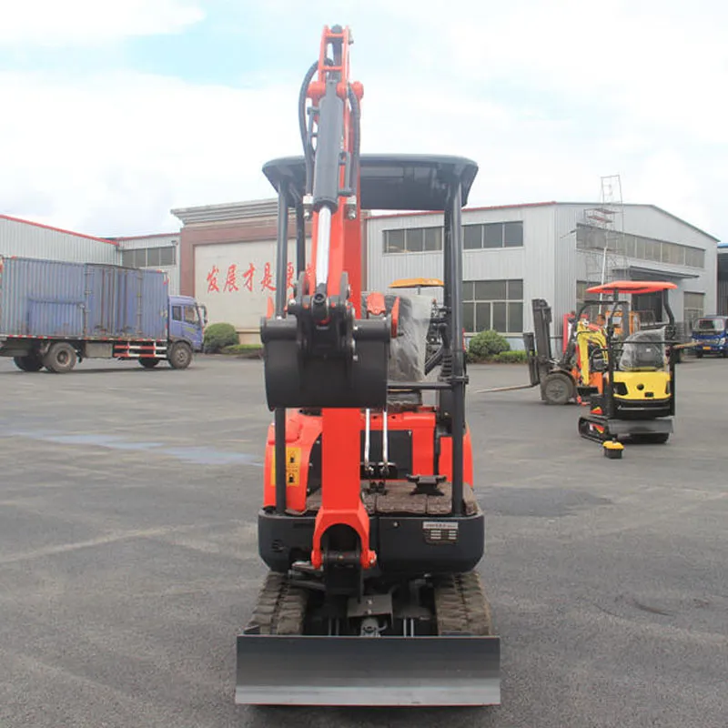 Miniexcavadora sobre orugas de 1200 kg y 0,04 m³ de China