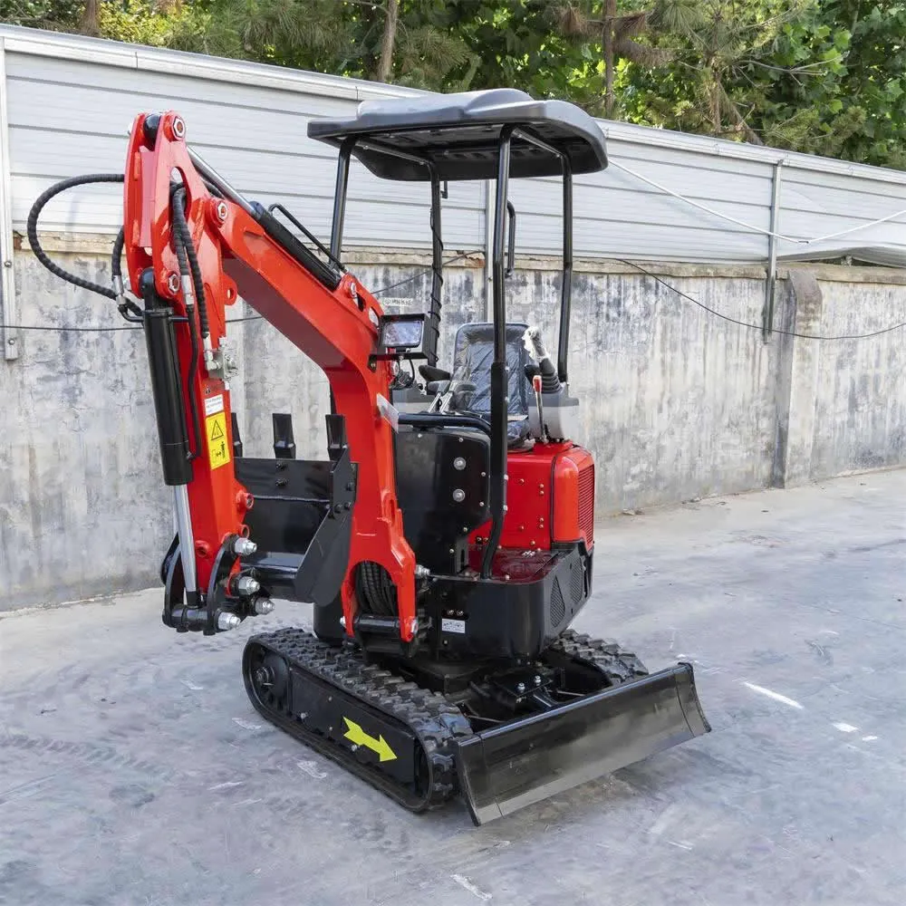 Excavadora de orugas pequeña de 1,2 toneladas de China