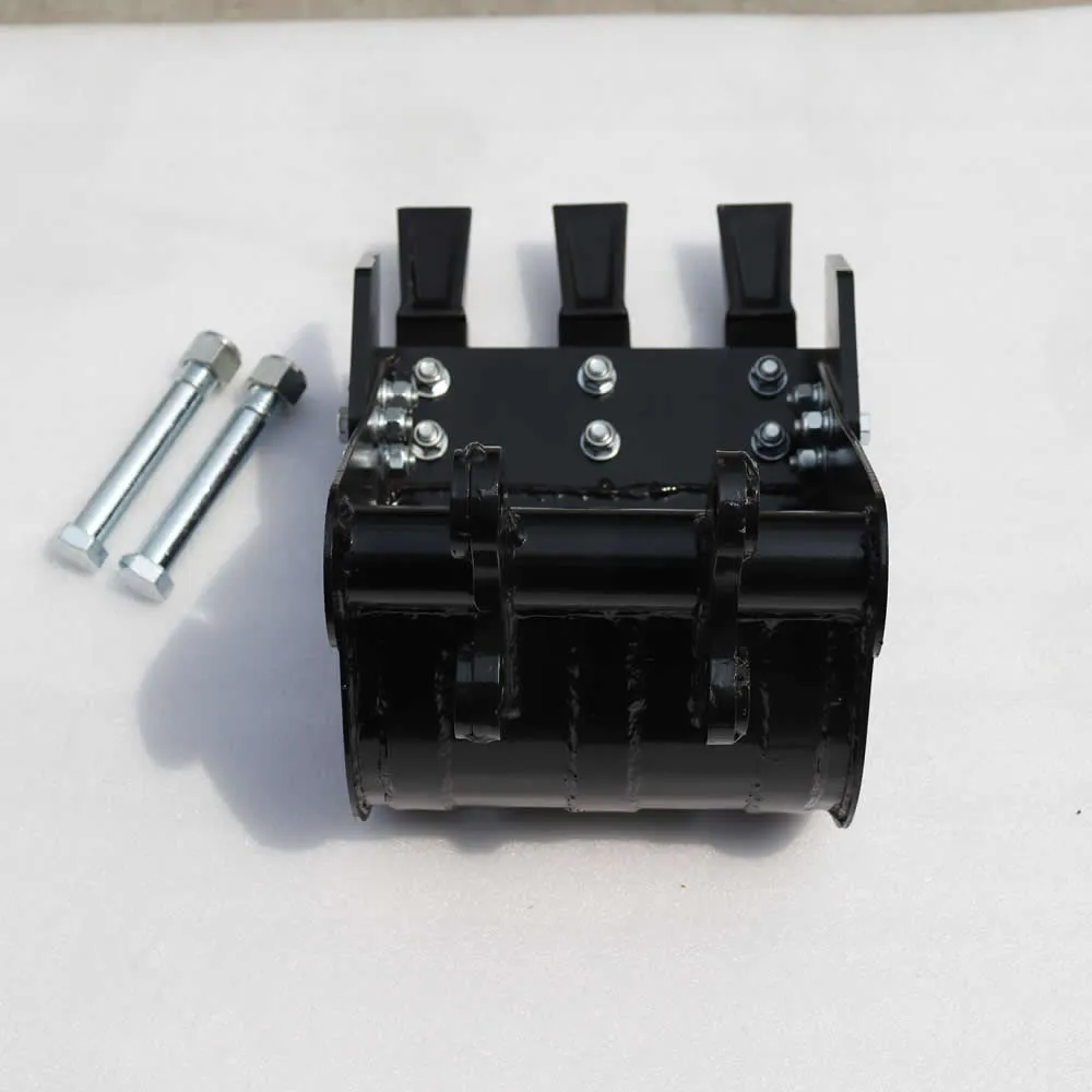 Accesorios para excavadoras: cuchara de 380 mm, cuchara normal, cuchara inclinada y cuchara de cribado