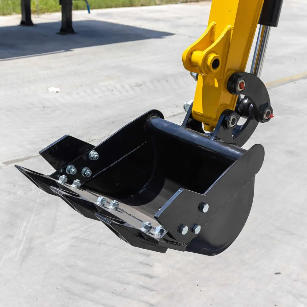 Accesorios para excavadoras: cuchara de 380 mm, cuchara normal, cuchara inclinada y cuchara de cribado