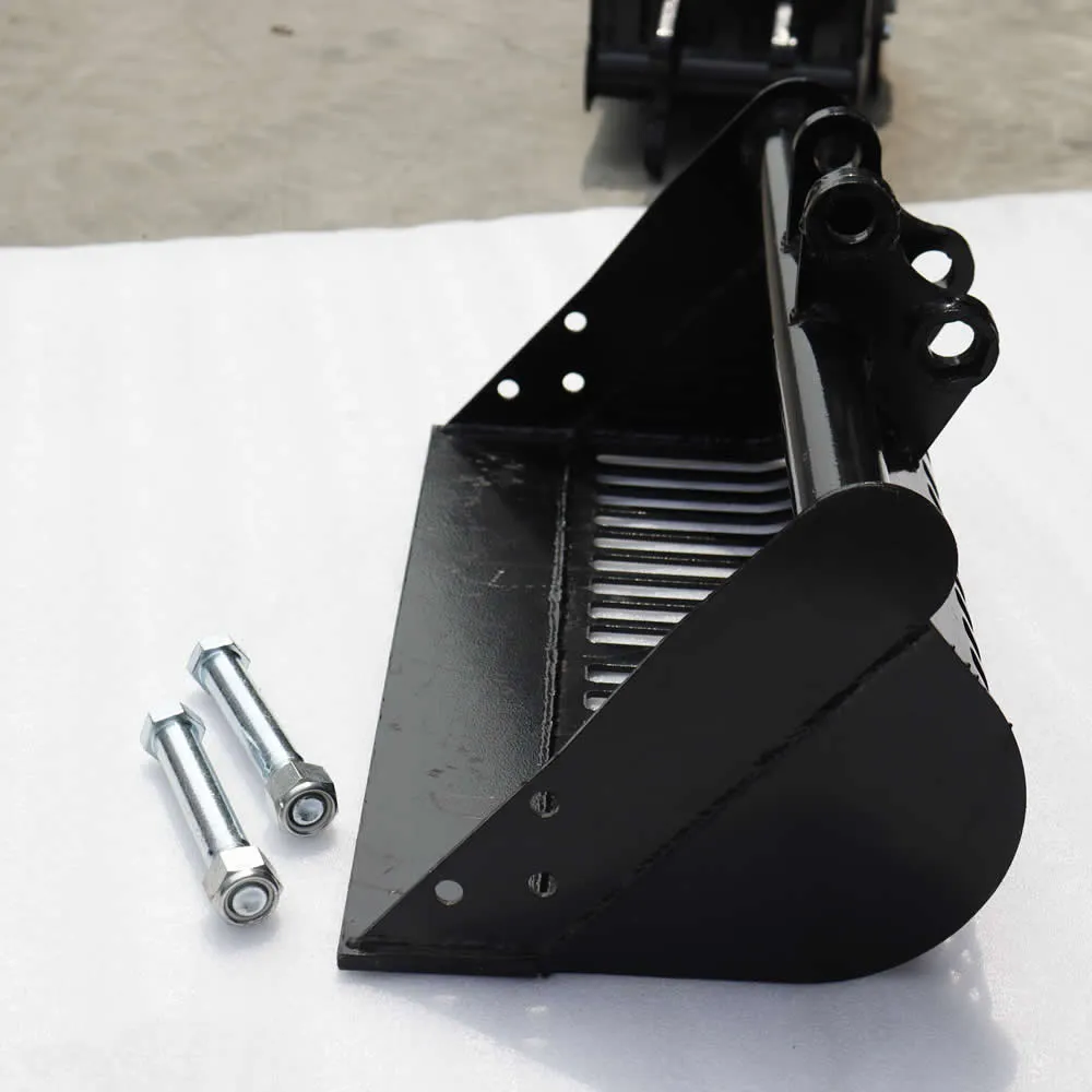Accesorios para excavadoras de China: Cuchara de arena resistente de 600 mm y 24 pulgadas para obras de construcción