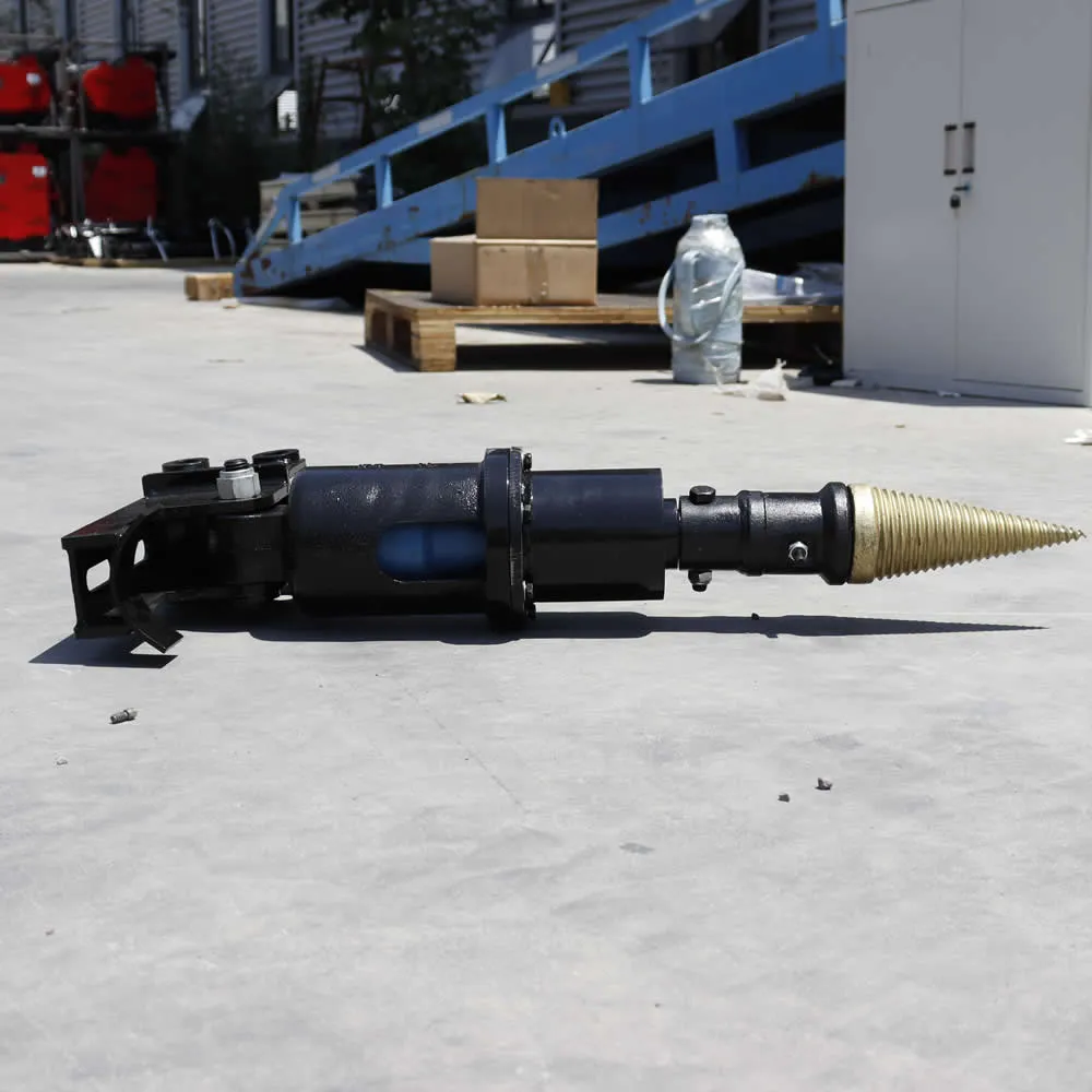 Accesorio para excavadoras de China: Cortadora de troncos hidráulica de 400 mm de diámetro