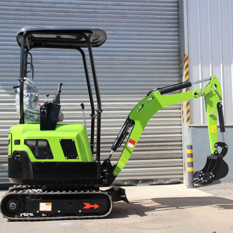 Miniexcavadora sobre orugas de 1200 kg y 0,03 m³ de China