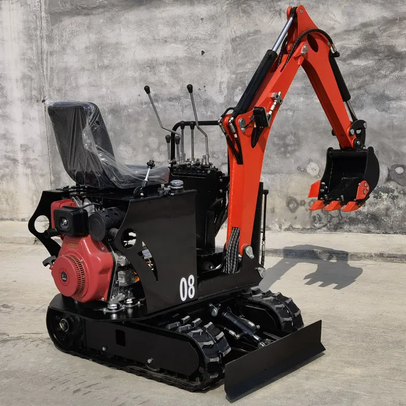 Miniexcavadora sobre cadenas de 760 kg y 0,23 m³ de China