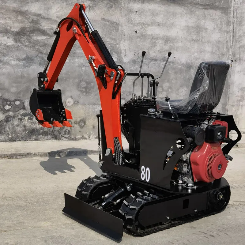 Miniexcavadora sobre cadenas de 760 kg y 0,23 m³ de China
