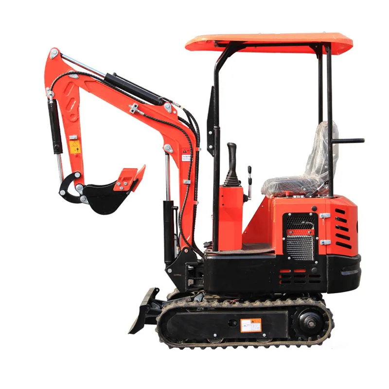 Miniexcavadora sobre orugas de 800 kg y 0,025 m³ de China