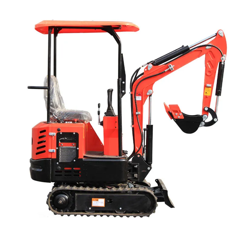 Miniexcavadora sobre orugas de 800 kg y 0,025 m³ de China