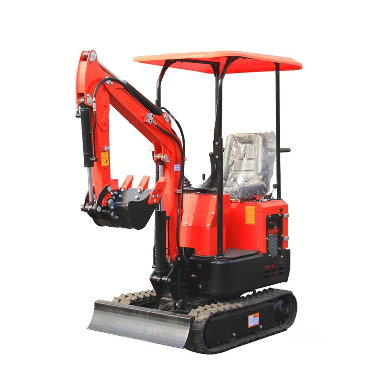 Miniexcavadora sobre orugas de 800 kg y 0,025 m³ de China