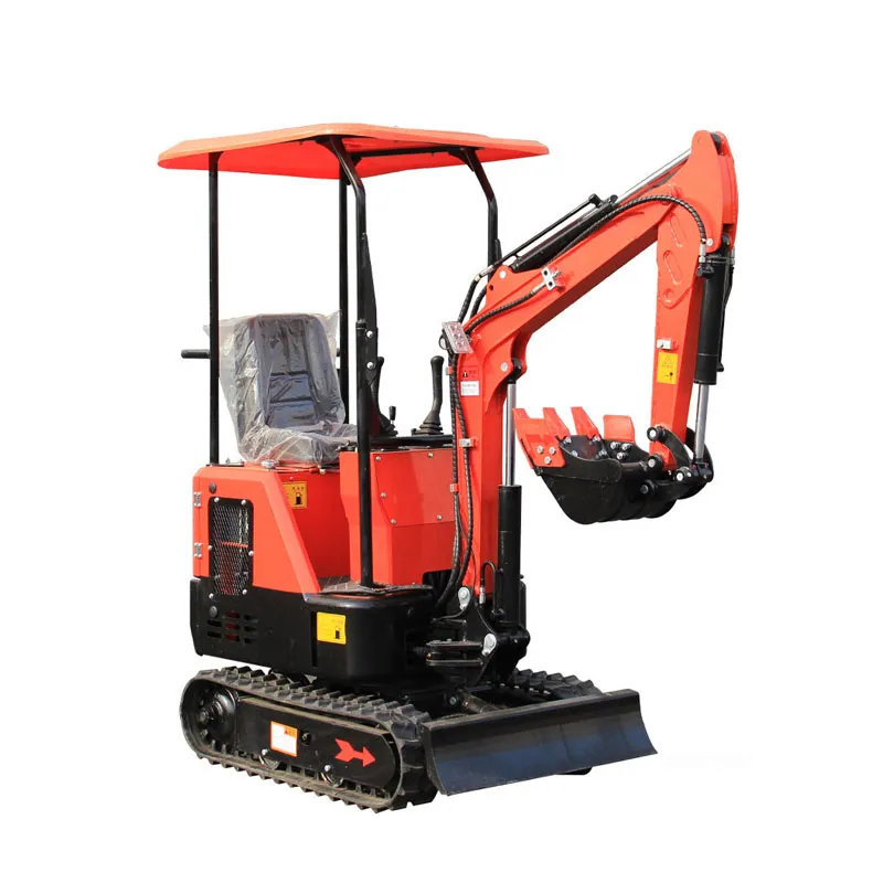 Miniexcavadora sobre orugas de 800 kg y 0,025 m³ de China