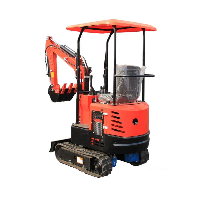 Miniexcavadora sobre orugas de 800 kg y 0,025 m³ de China