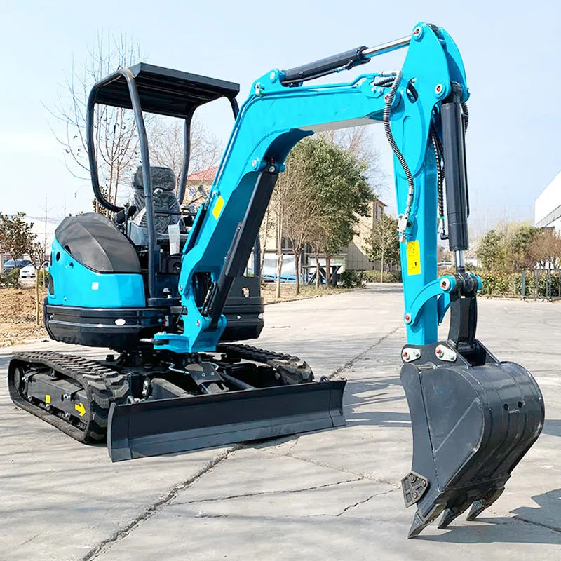 Miniexcavadora sobre cadenas de 900 kg, 20 kW y 0,11 m³ de China