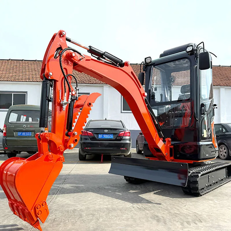 Miniexcavadora sobre cadenas de China, 1800 kg, 10,2 kW, 0,11 m³