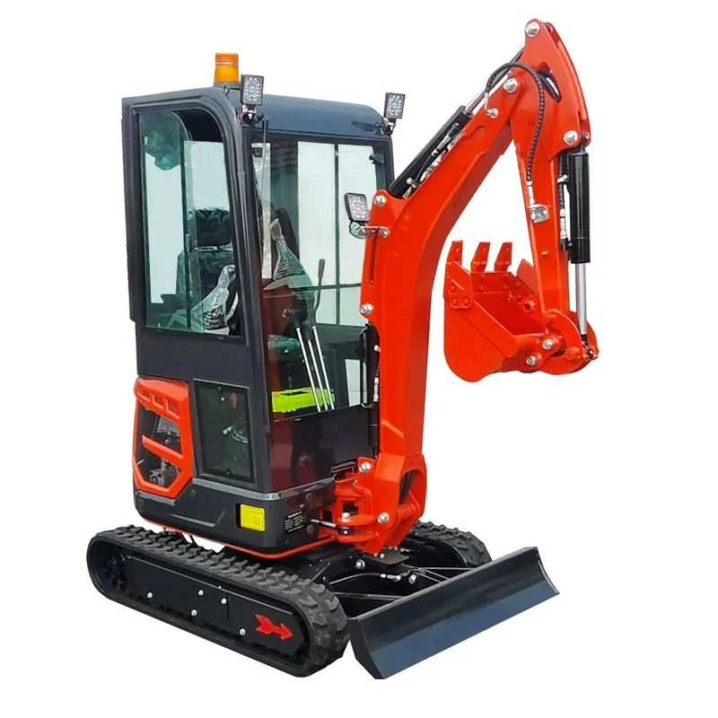 Miniexcavadora sobre cadenas de China, 1800 kg, 10,2 kW, 0,11 m³