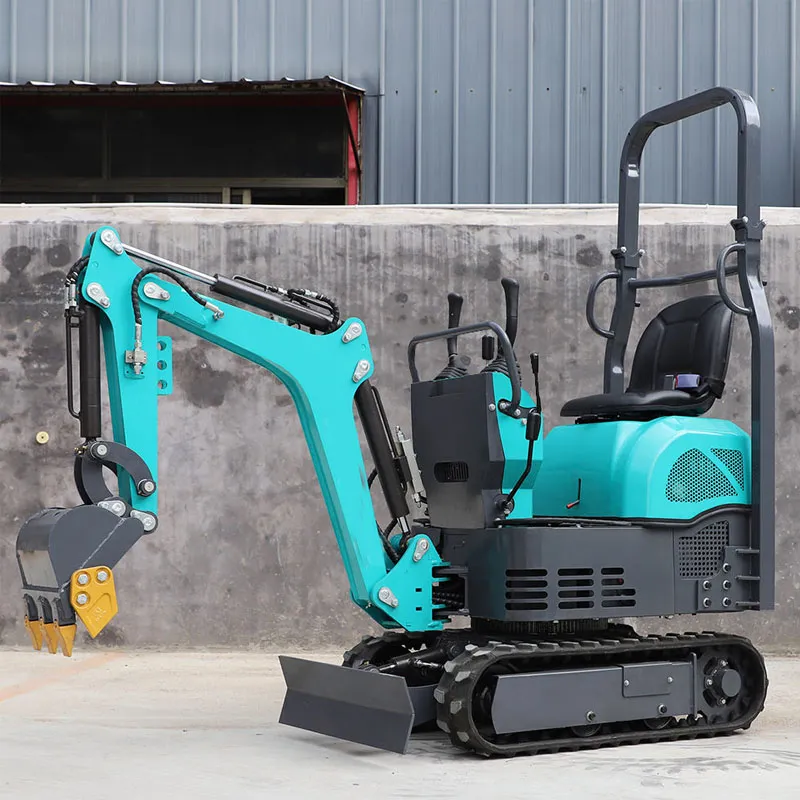 Miniexcavadora sobre cadenas de 800 kg, 7,5 kW y 0,013 m³ de China