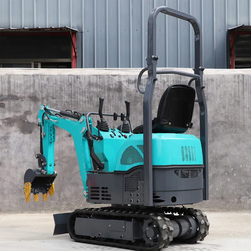 Miniexcavadora sobre cadenas de 800 kg, 7,5 kW y 0,013 m³ de China