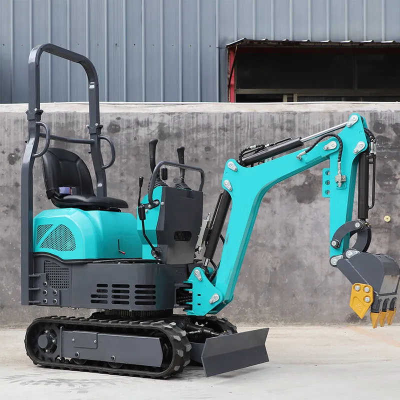 Miniexcavadora sobre cadenas de 800 kg, 7,5 kW y 0,013 m³ de China