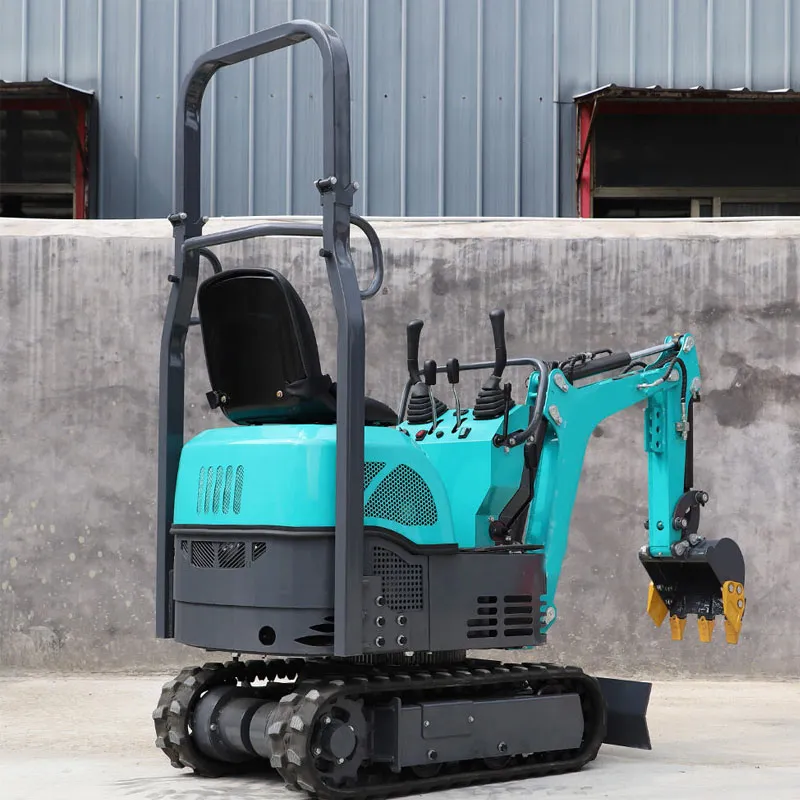 Miniexcavadora sobre cadenas de 800 kg, 7,5 kW y 0,013 m³ de China