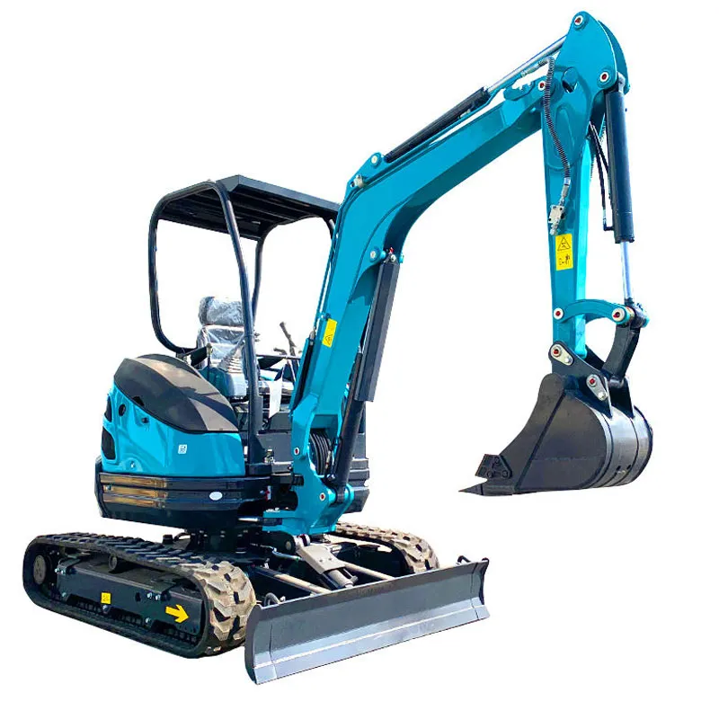 Miniexcavadora sobre cadenas de 1000 kg, 9,6 kW y 0,025 m³ de China
