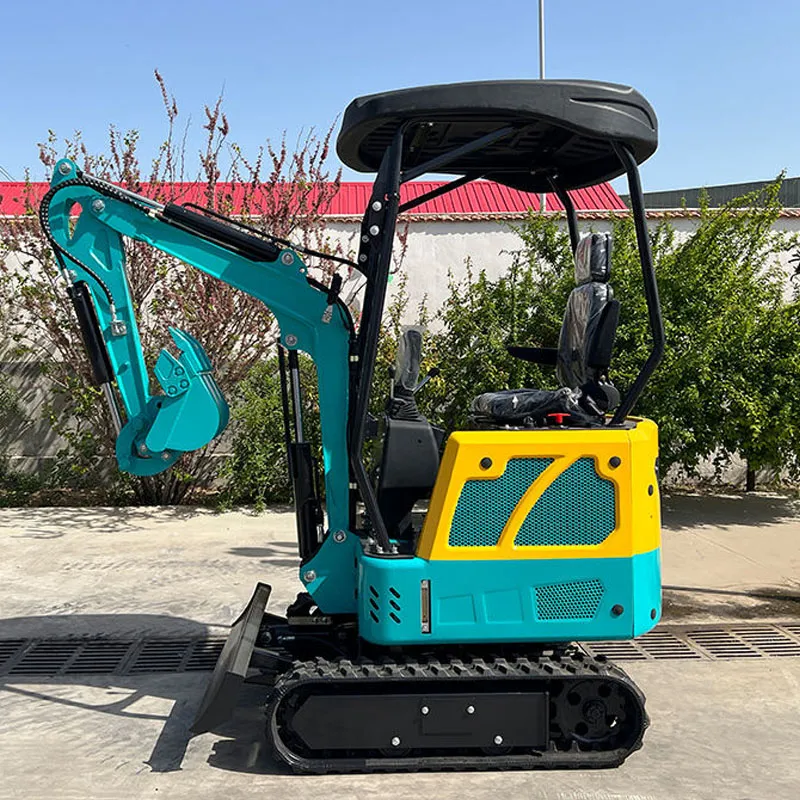 Miniexcavadora sobre cadenas de 1000 kg, 9,6 kW y 0,025 m³ de China