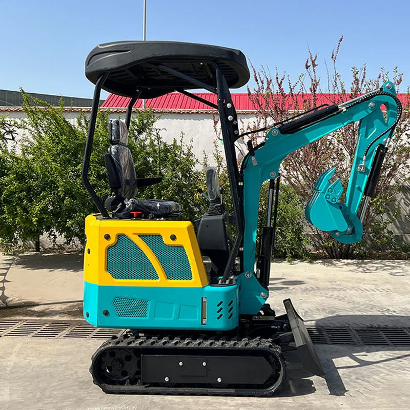Miniexcavadora sobre cadenas de 1000 kg, 9,6 kW y 0,025 m³ de China