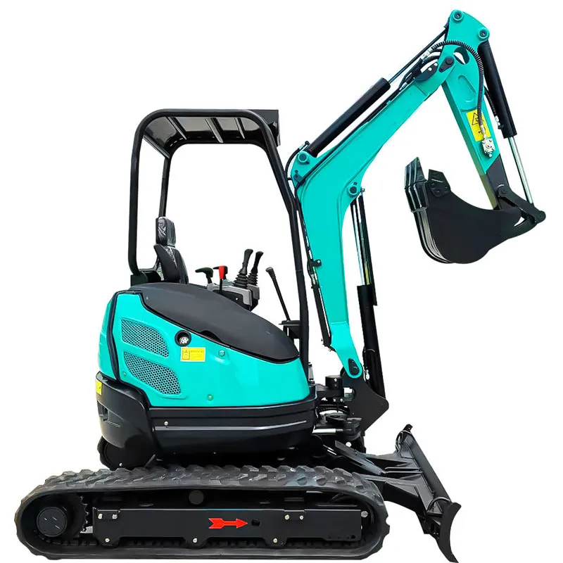 Miniexcavadora sobre cadenas de 700 kg, 20 kW y 0,11 m³ de China