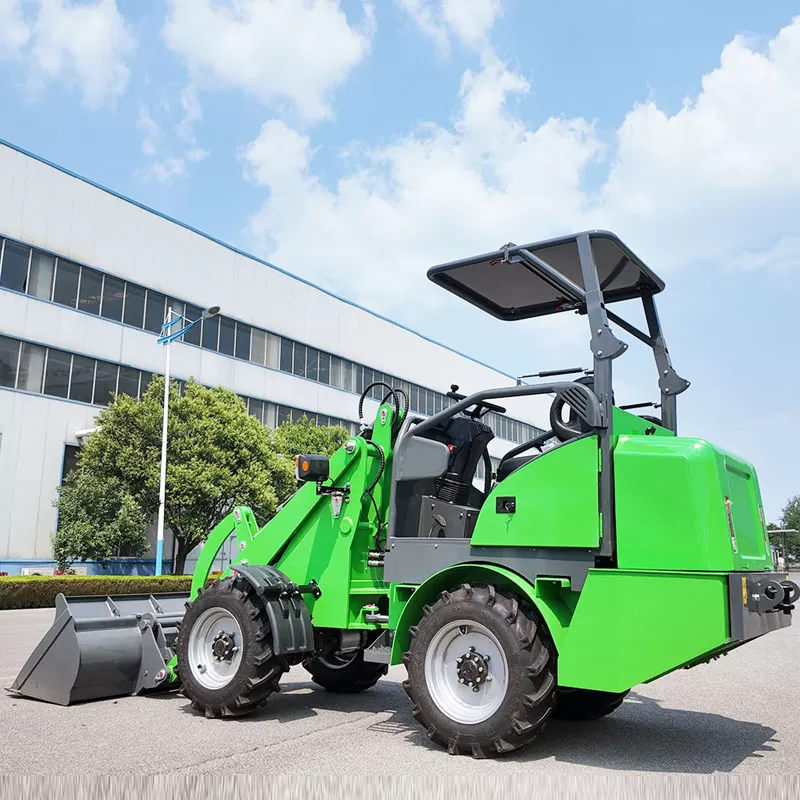 Cargadora frontal con ruedas de 15 kW, 2050 kg y 0,25 m³ de China
