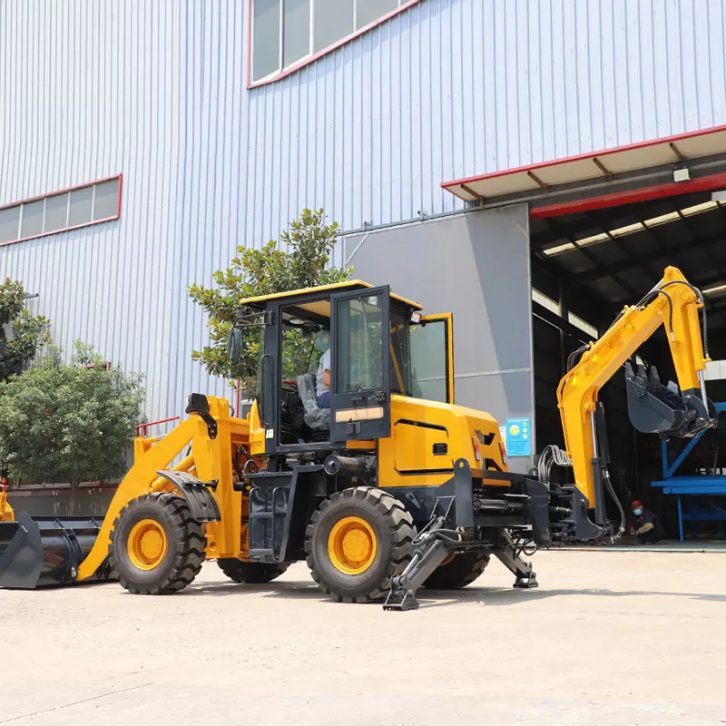 Retroexcavadora China de 7640 kg y 75 kW