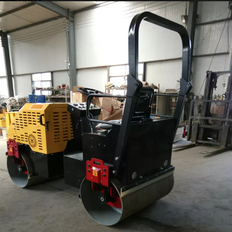Rodillo compactador de doble tambor de 2 toneladas, 18,6 kW, 9 HP y 3600 rpm, de China