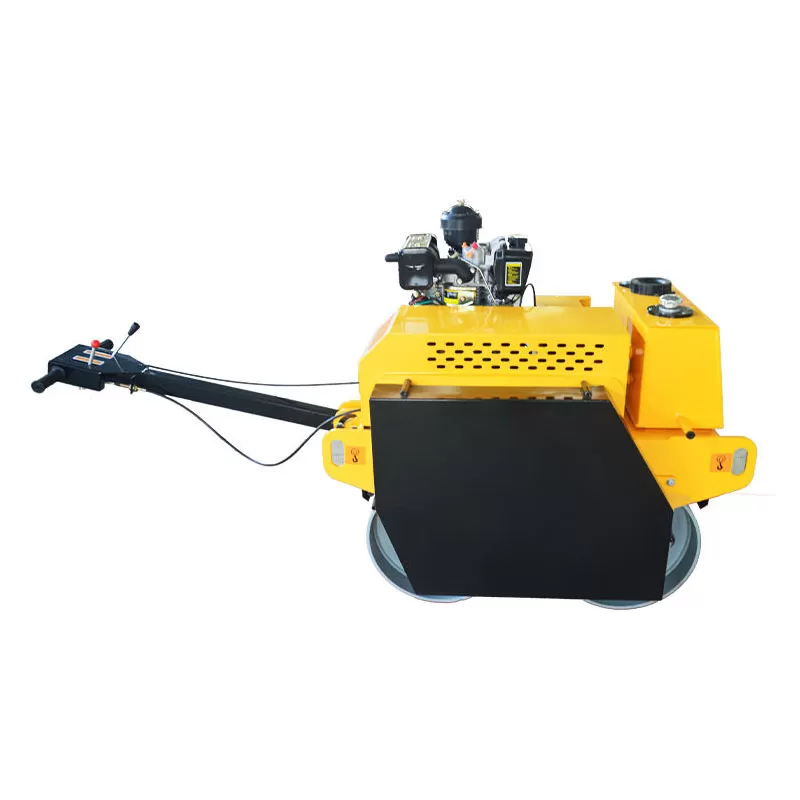 China 1T 9HP 3600rpm 40KN twin barrel roller