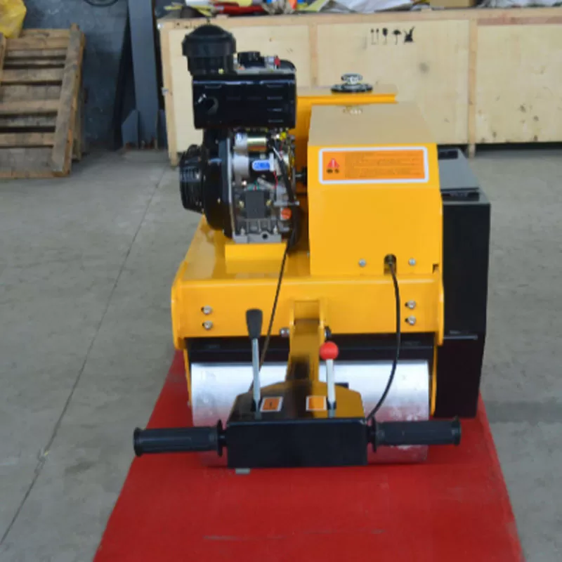 China 1T 9HP 3600rpm 40KN twin barrel roller